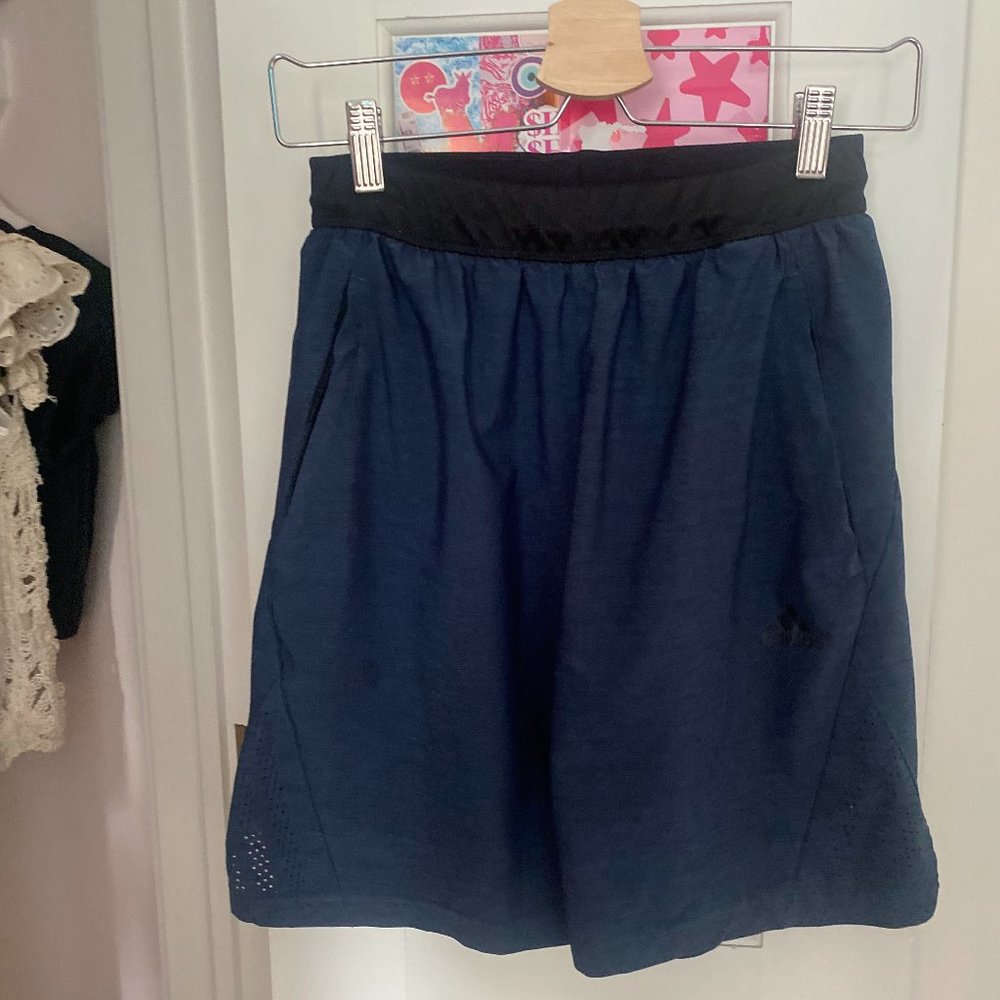 Adidas Blue & Black Shorts